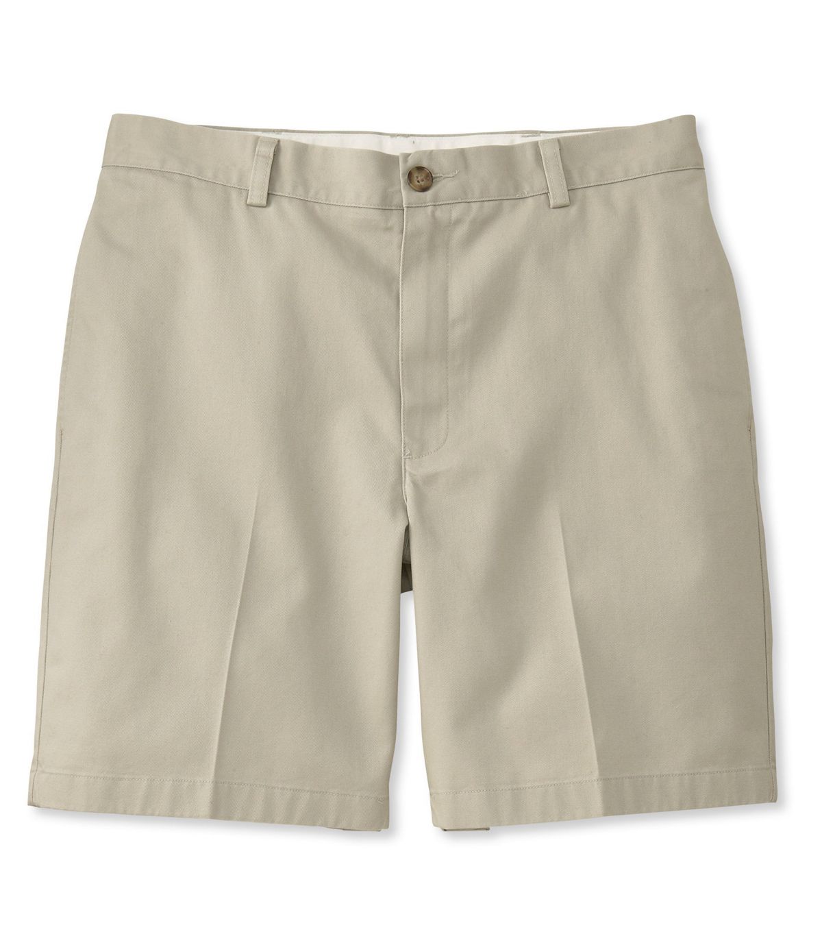 L.L.Bean Men's Double L® Chino Shorts, Classic Fit Plain Front 8" Inseam