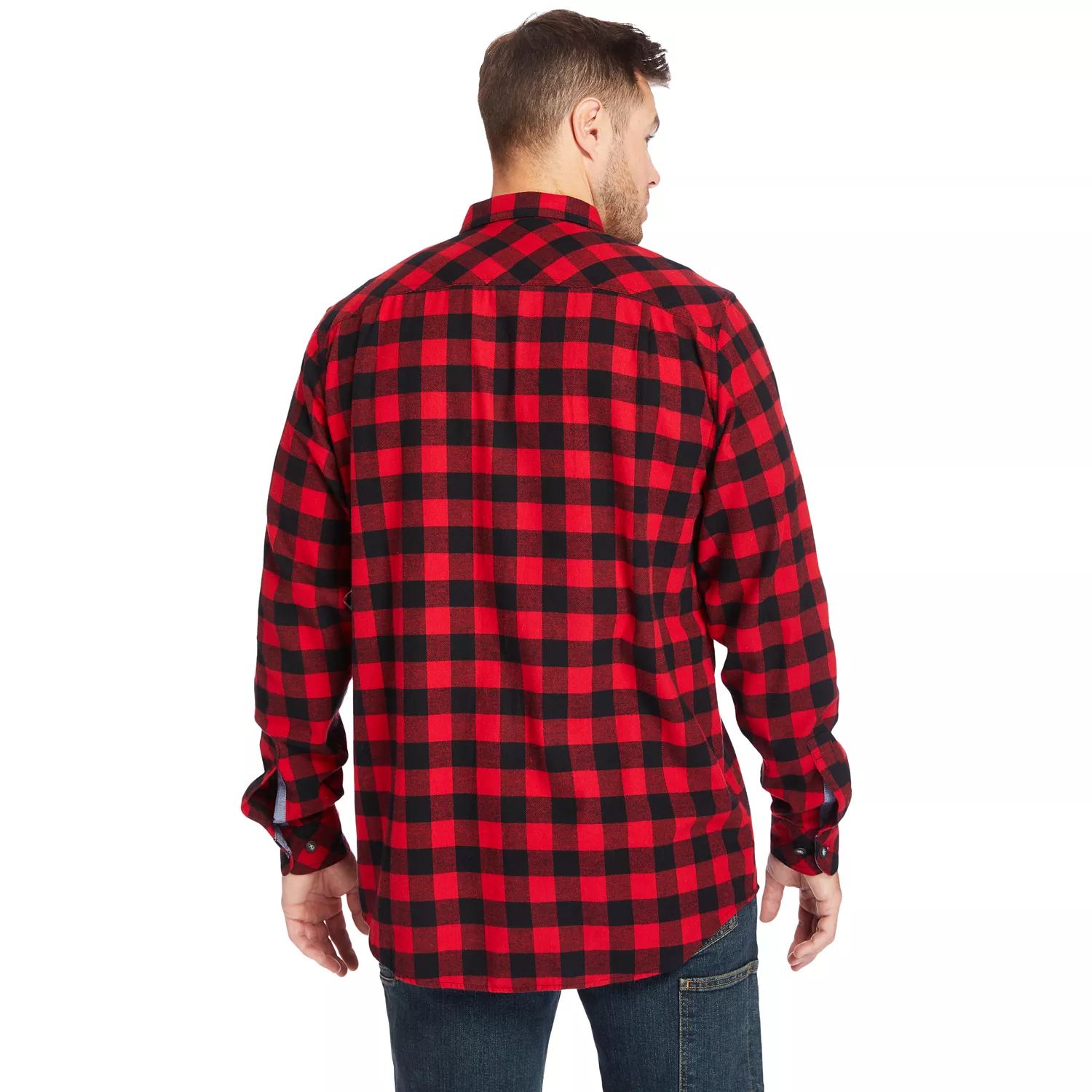Men's Big & Tall Timberland PRO Woodfort Mid-Weight Flannel Work Shirt