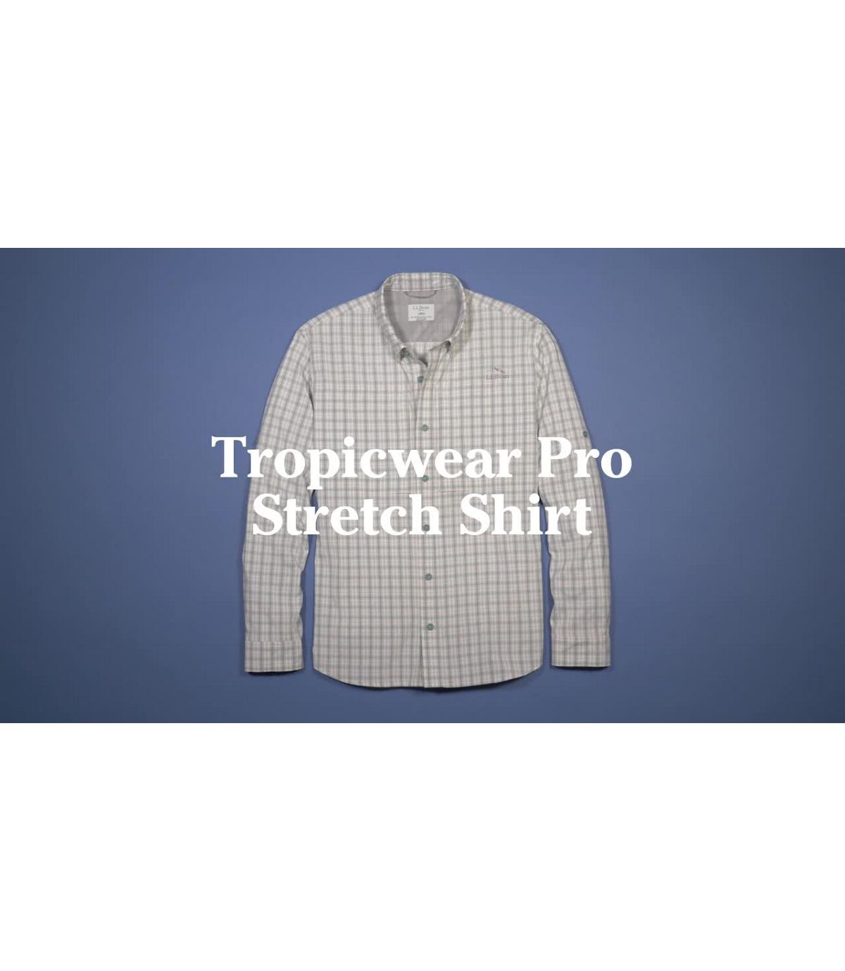 L.L.Bean Men's Tropicwear Pro Stretch Shirt, Long-Sleeve