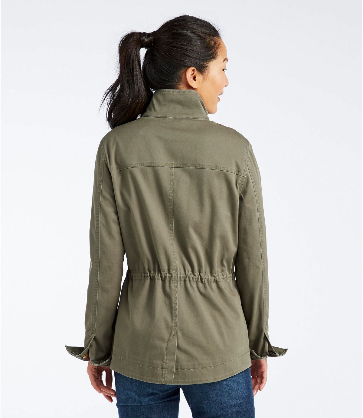 L.L.Bean Women's Classic Utility Jacket, Flannel-Lined
