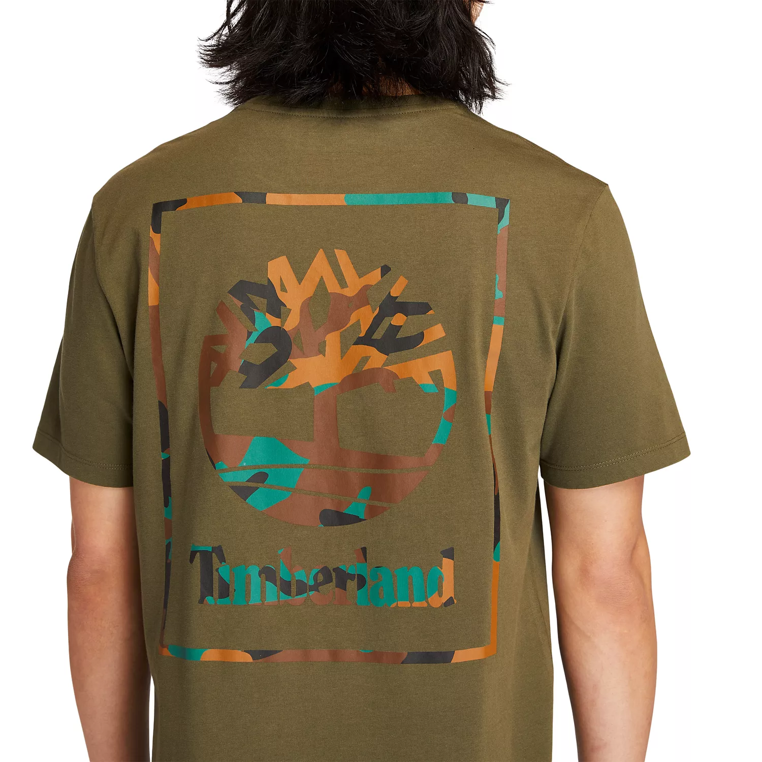 Men's Short-Sleeve Camo-Print Logo T-Shirt