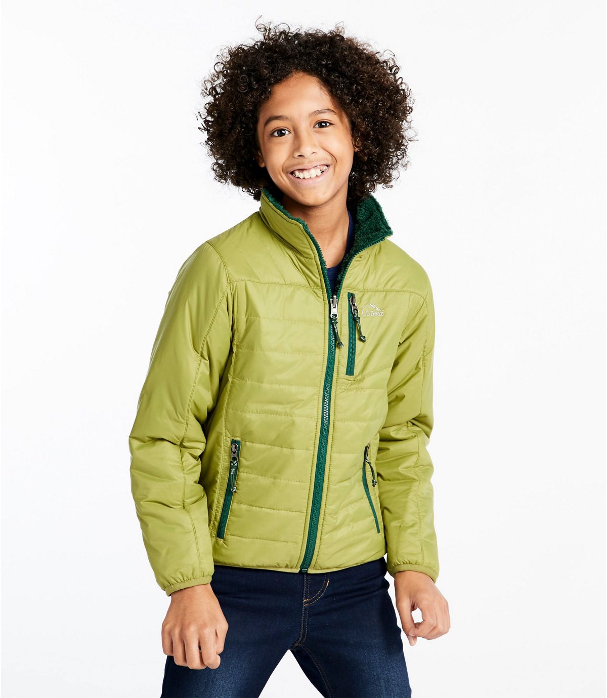 L.L.Bean Boys' Mountain Bound Reversible Jacket