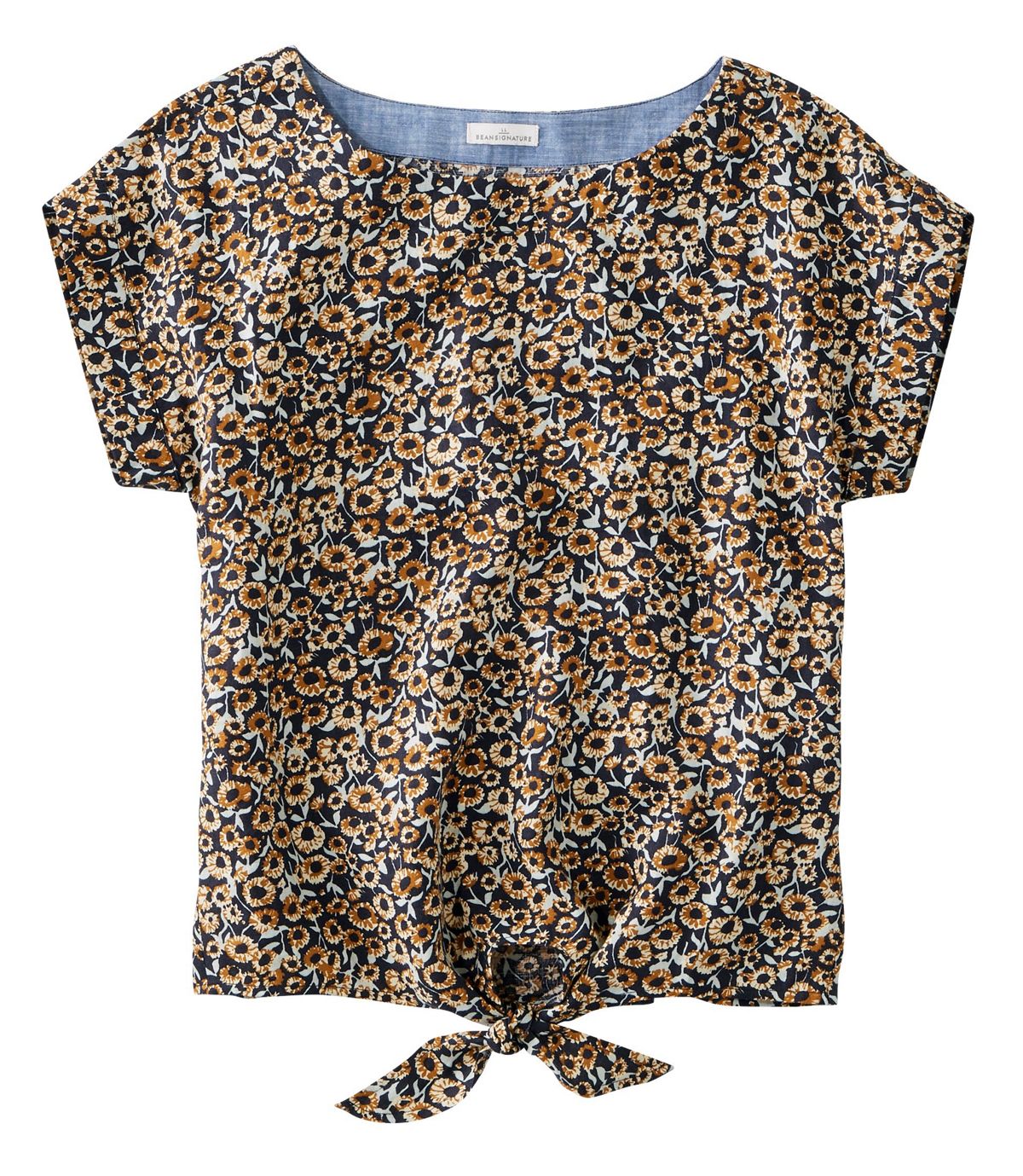 L.L.Bean Women's Signature Short-Sleeve Linen Top