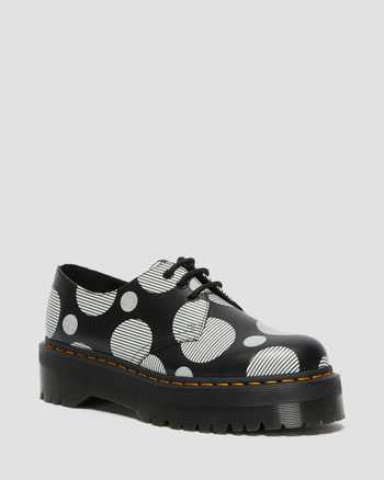 1461 Polka Dot Smooth Leather Platform Shoes,MEN'S PLATFORMS,no.445