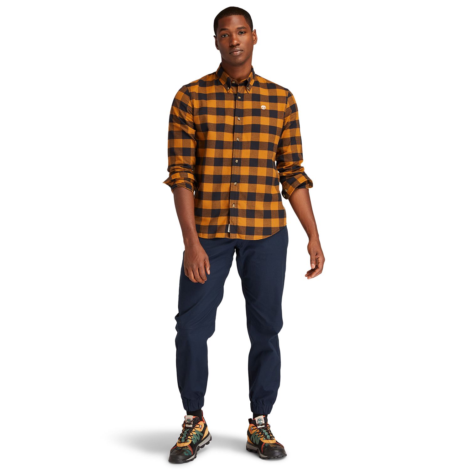 Men's Mascoma River Slim-Fit Long-Sleeve Check Shirt