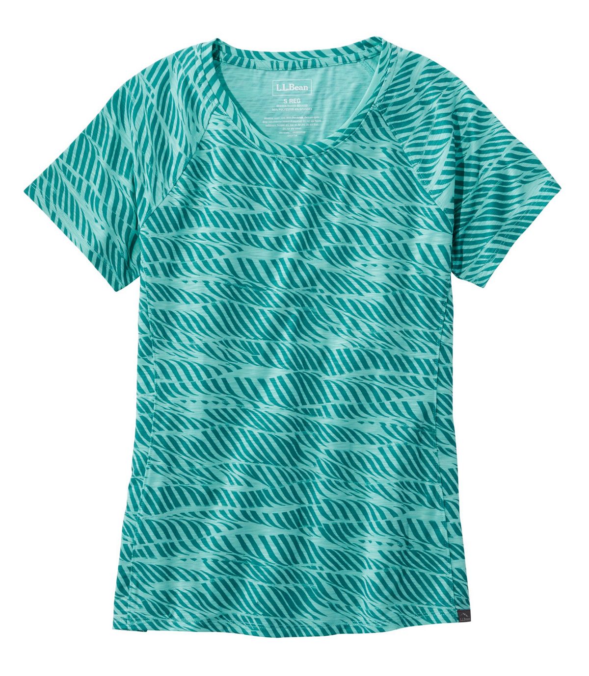 L.L.Bean Women's Trail Tee, Short-Sleeve Crewneck Print