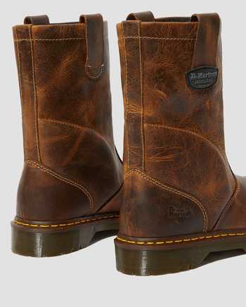 Icon 2295 Leather Steel Toe Slip On Work Boots,MEN'S WORK BOOTS,no.409