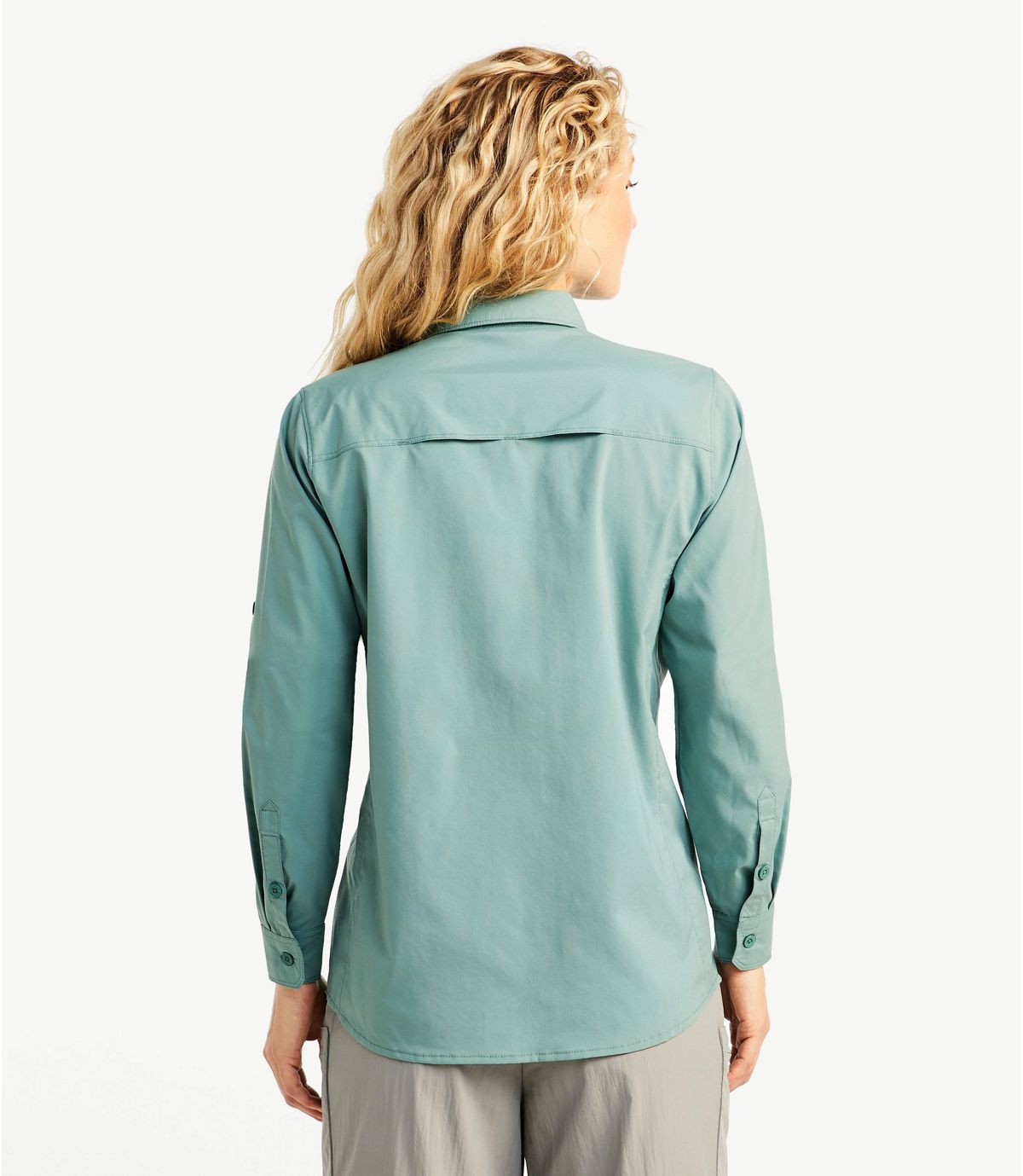 L.L.Bean Women's Tropicwear Pro Stretch Shirt, Long-Sleeve