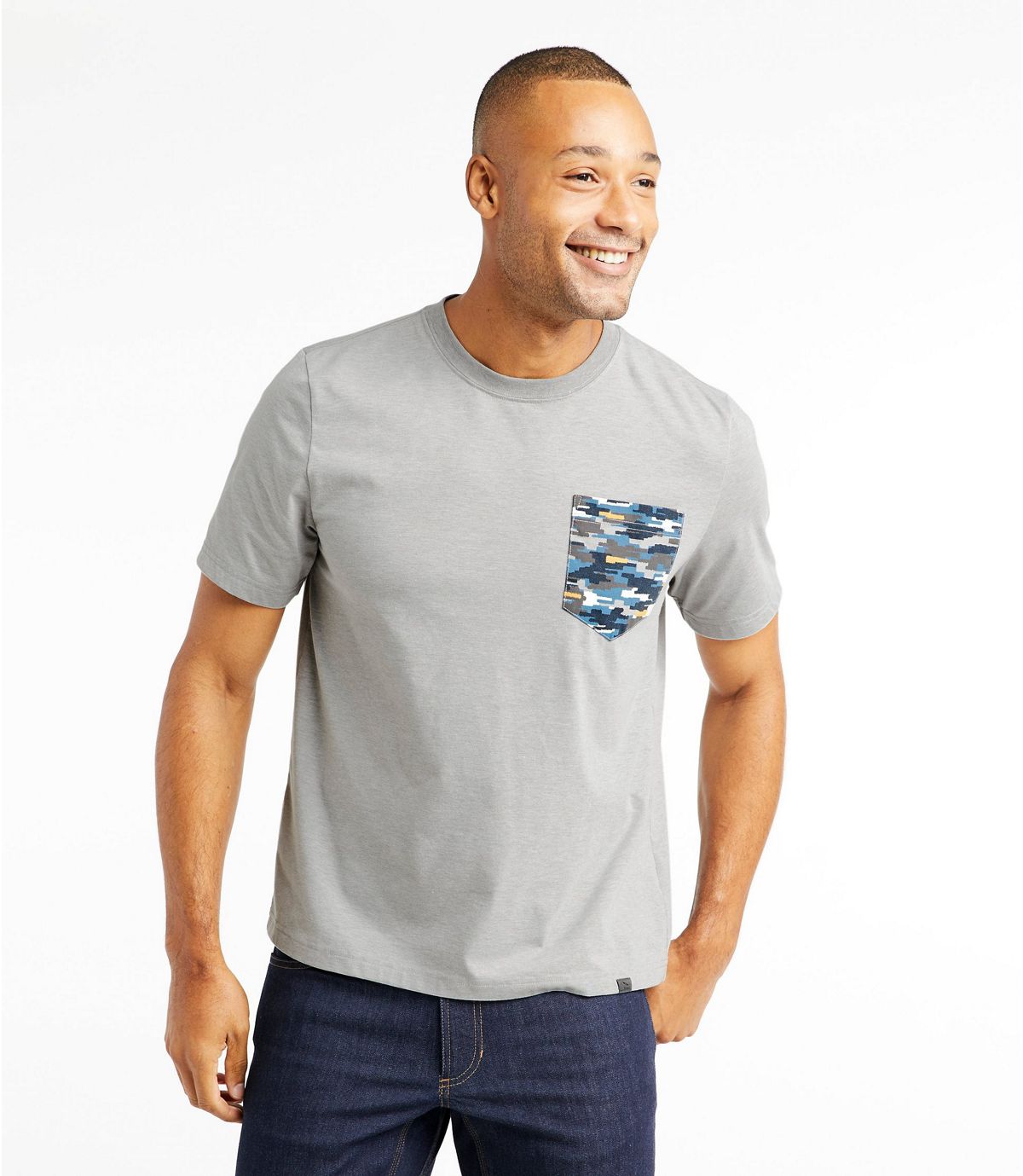 L.L.Bean Men's Bean's Performance Pocket Tee Short Sleeve