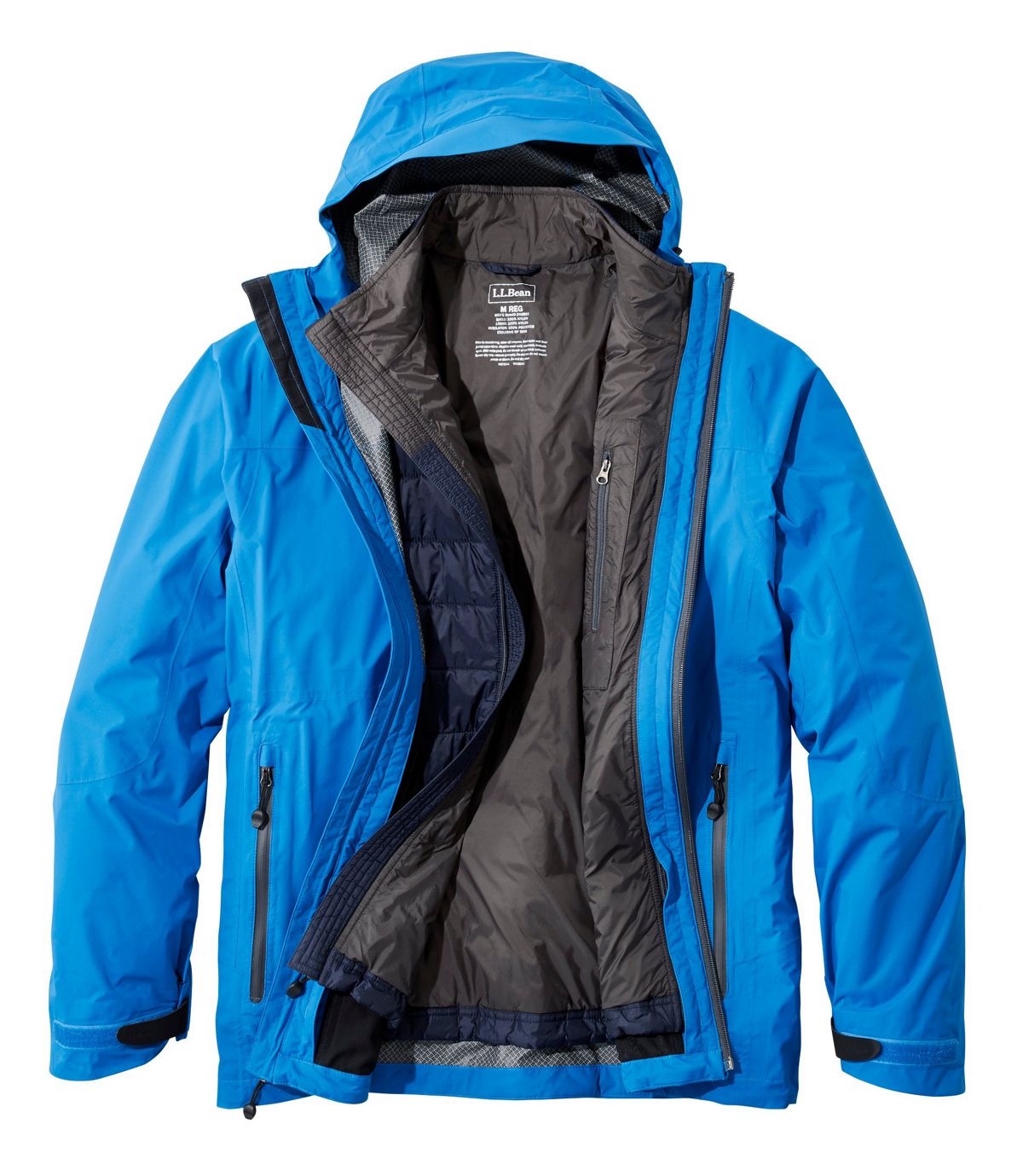 L.L.Bean Men's Weather Challenger 3-in-1 Jacket