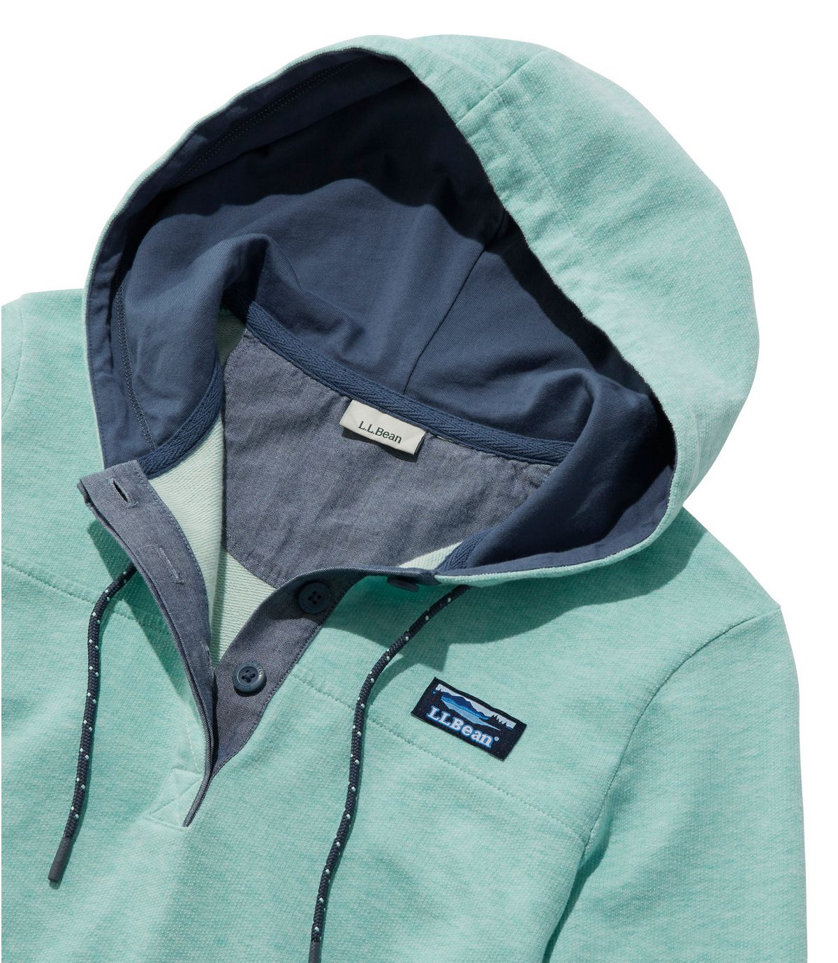 L.L.Bean Women's Soft Cotton Rugby, Hoodie Pullover