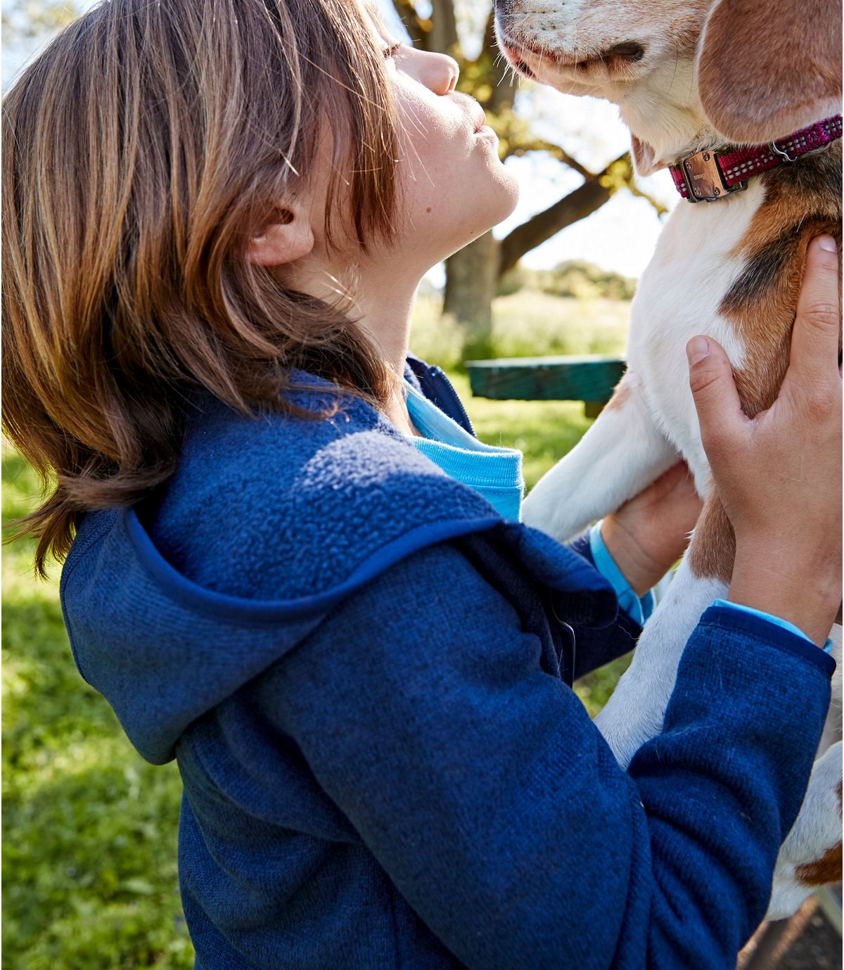 L.L.Bean Kids' L.L.Bean Sweater Fleece, Hooded