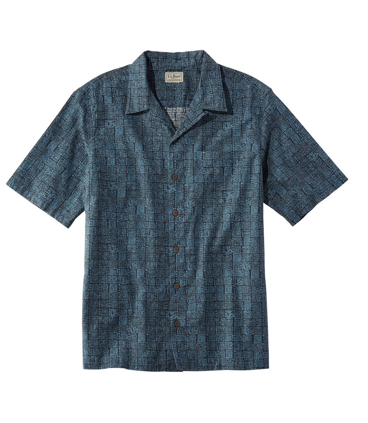L.L.Bean Men's Tropics Shirt, Short-Sleeve Print