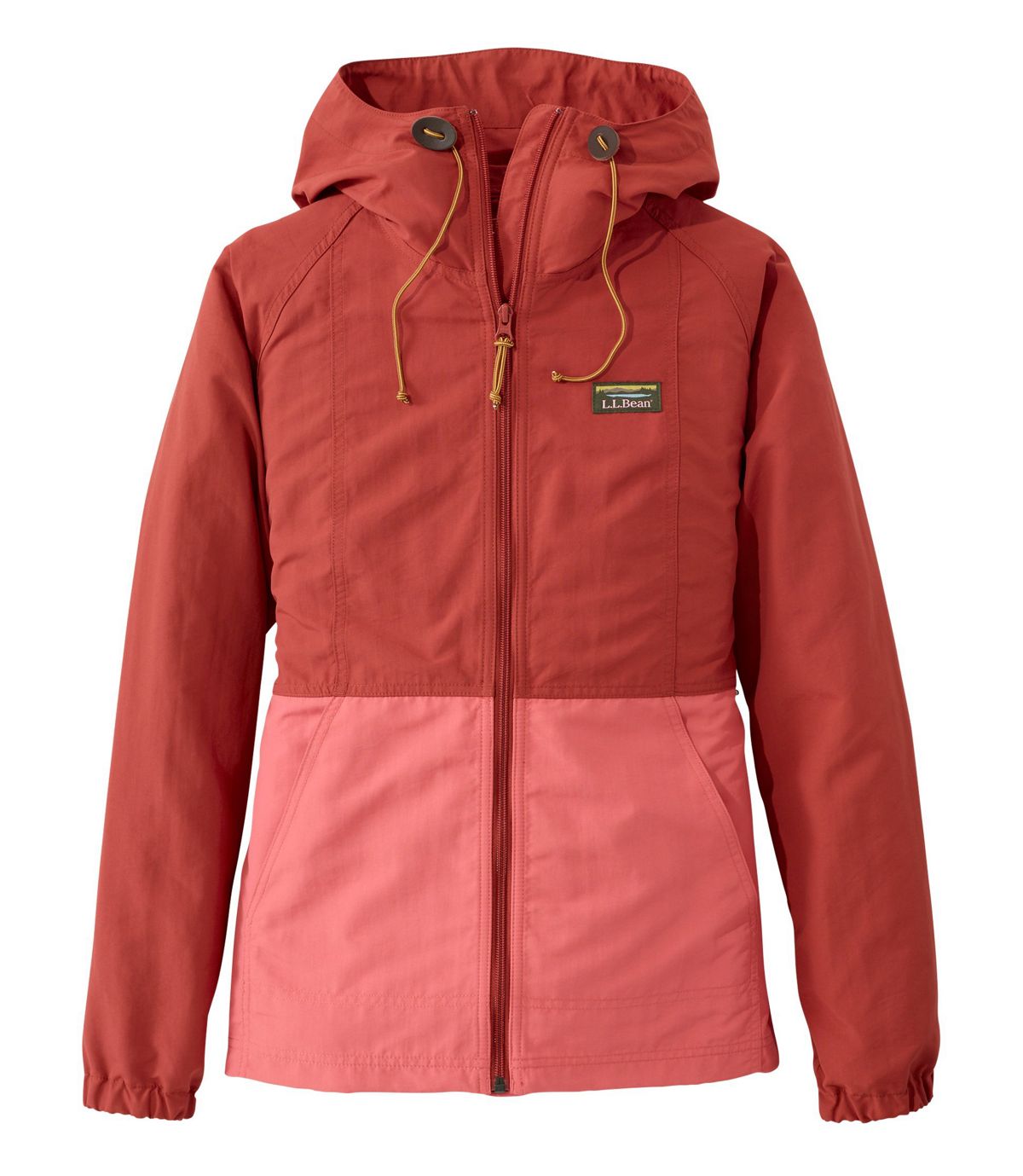 L.L.Bean Women's Mountain Classic Full-Zip Jacket, Colorblock