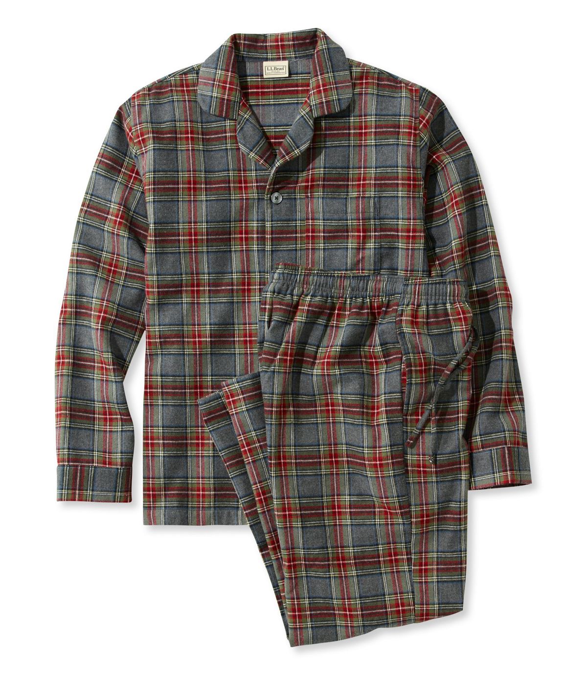 L.L.Bean Men's Scotch Plaid Flannel Pajamas
