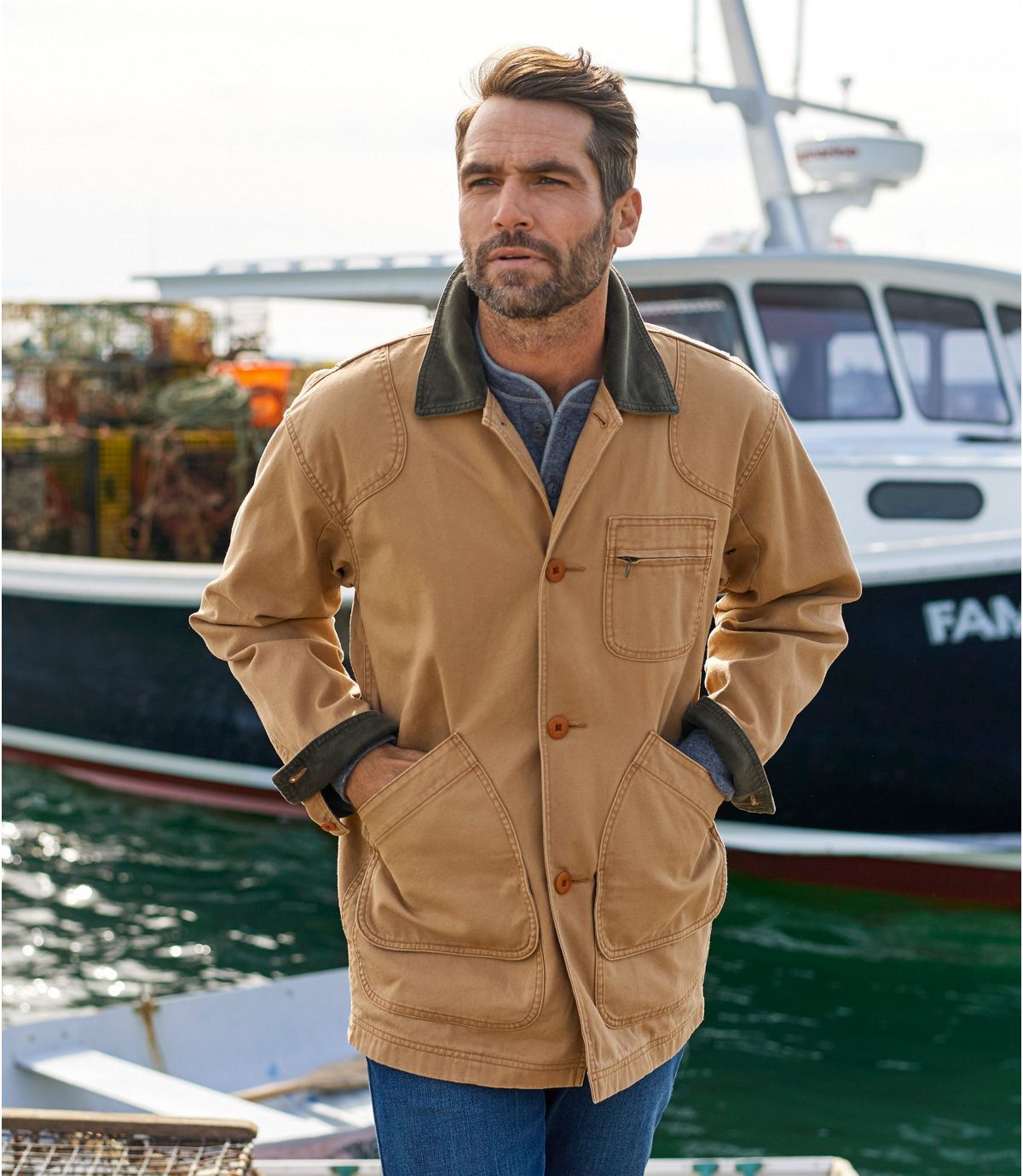 L.L.Bean Men's Original Field Coat, Cotton-Lined