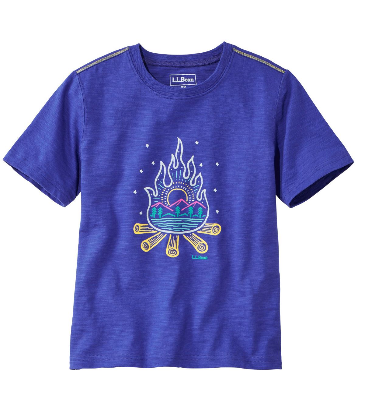 L.L.Bean Kids' Graphic Tee, Glow-in-the-Dark