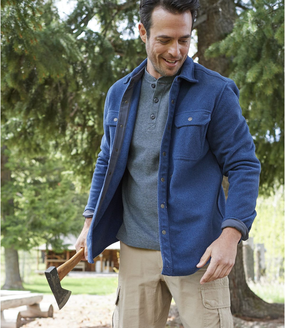 L.L.Bean Men's Allagash Fleece Overshirt