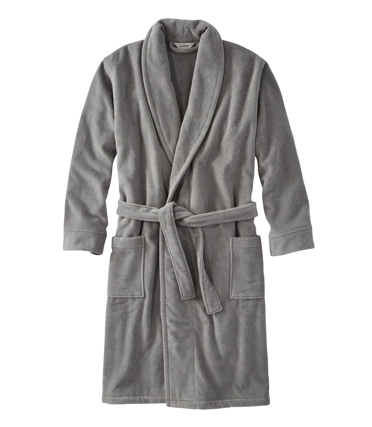 L.L.Bean Men's Terry Cloth Organic Cotton Robe