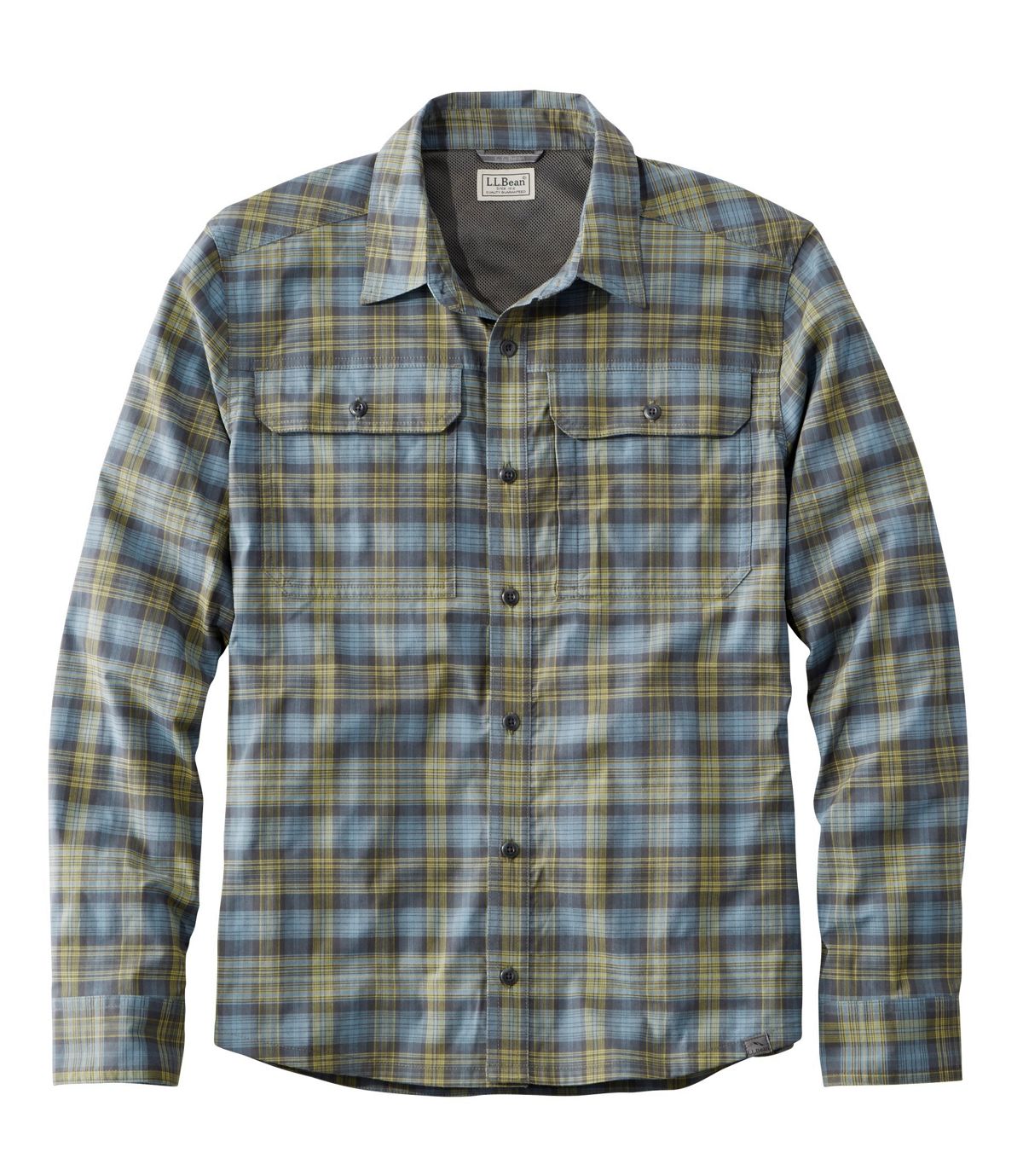 L.L.Bean Men's Long-Sleeve Cresta Hiking Shirt, Plaid