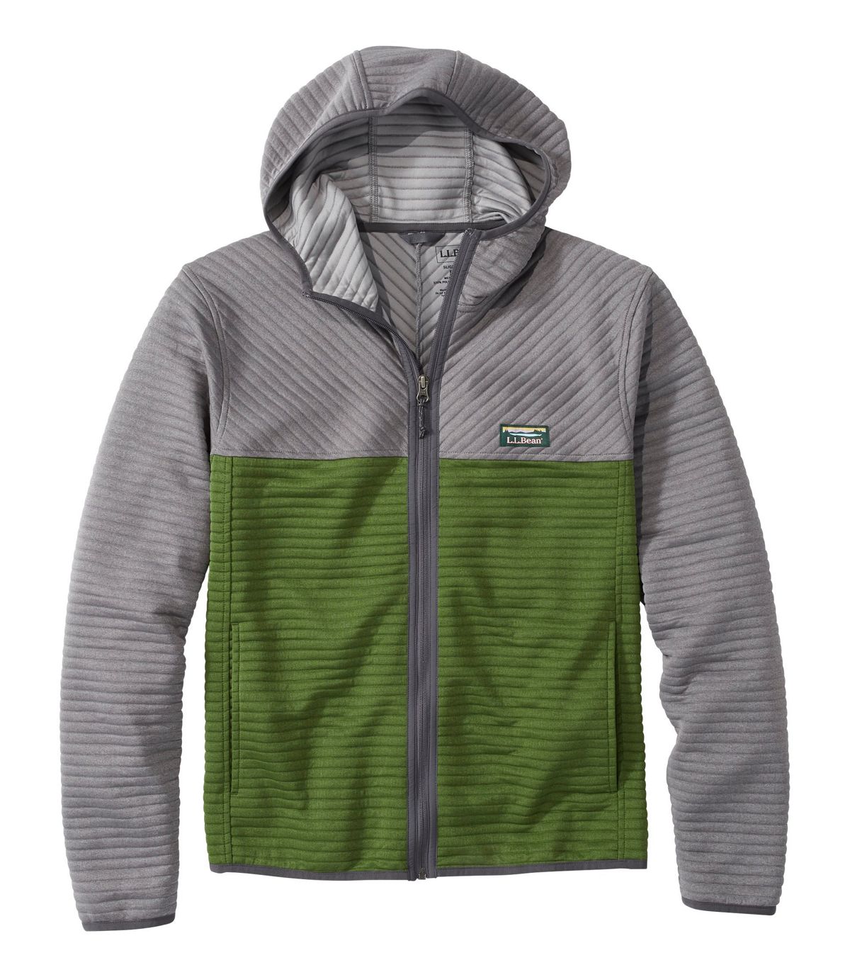 L.L.Bean Airlight Full-Zip Hoodie, Colorblock