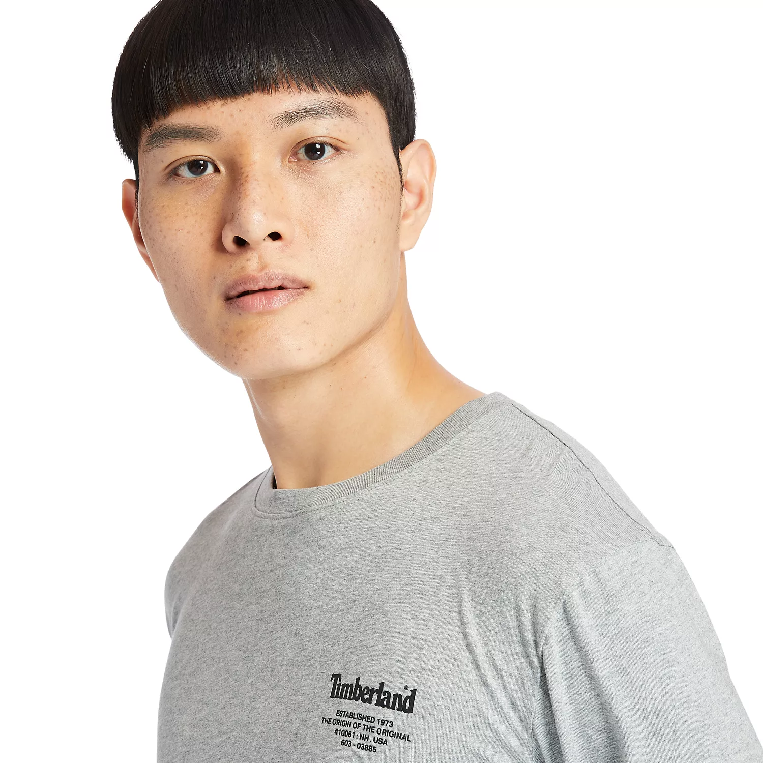 Men's Back-Graphic Long-Sleeve Box-Cut Tee