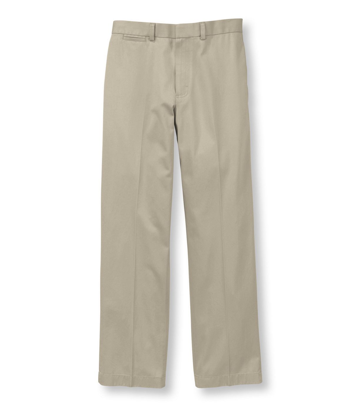 L.L.Bean Men's Wrinkle-Free Dress Chinos, Classic Fit Plain Front