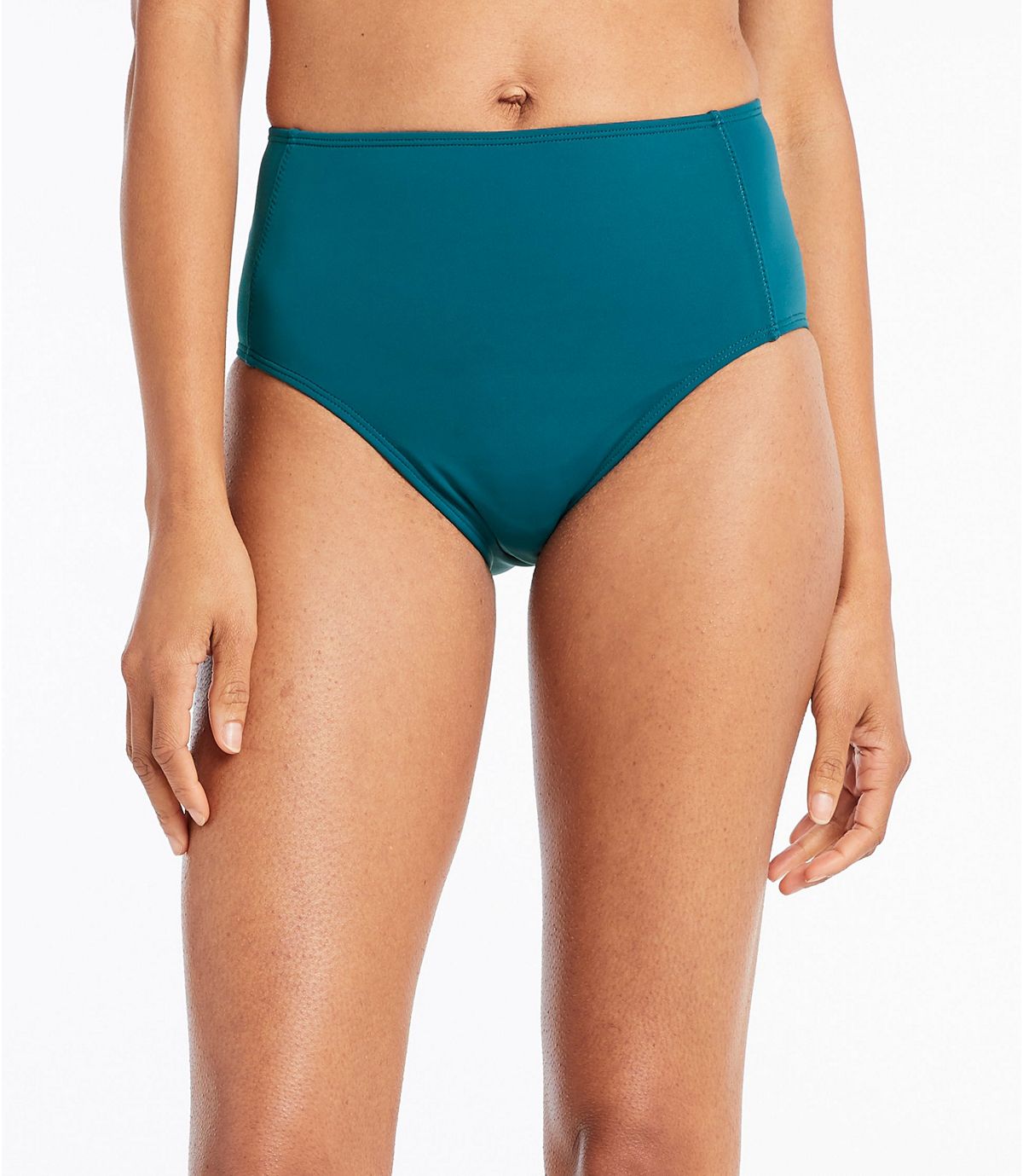 L.L.Bean Saltwater Essentials Swimwear, High-Waisted Brief
