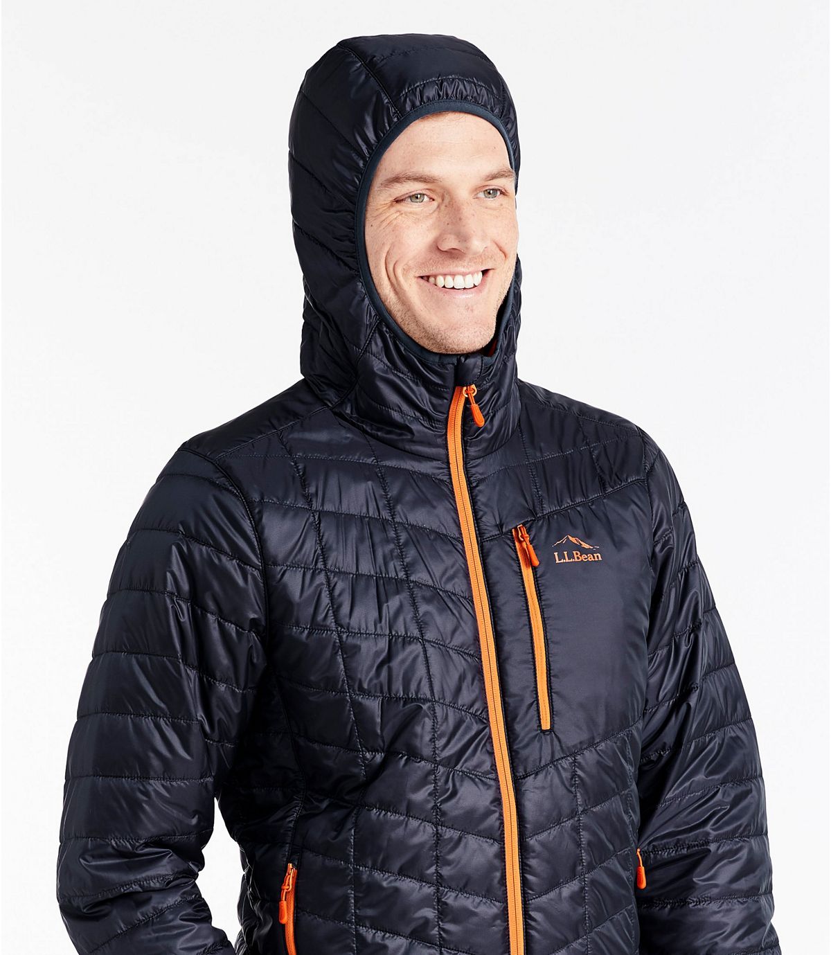 L.L.Bean Men's PrimaLoft Packaway Hooded Jacket