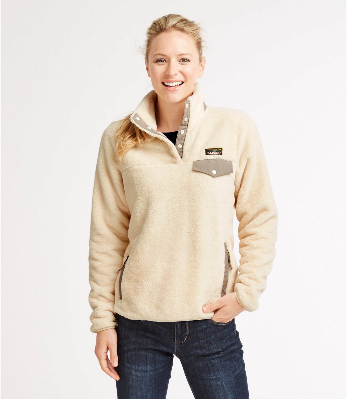L.L.Bean Women's L.L.Bean Hi-Pile Fleece Pullover