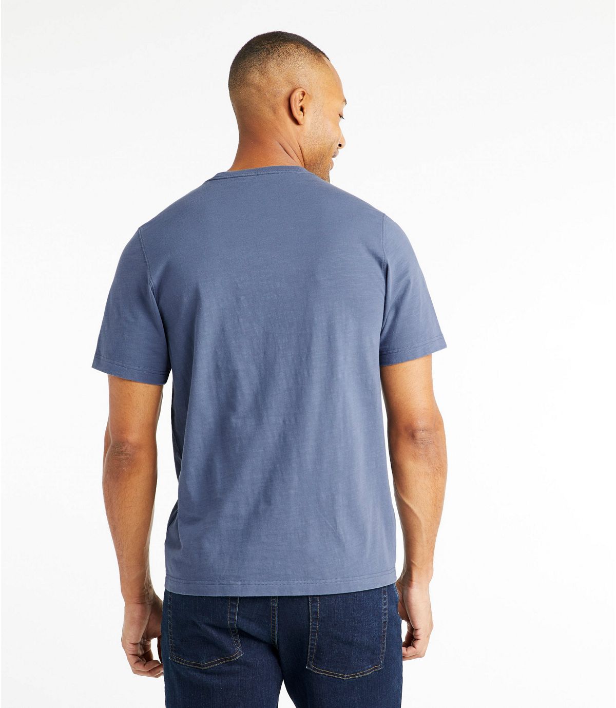 L.L.Bean Men's Lakewashed® Organic Cotton Graphic Tee, Short-Sleeve