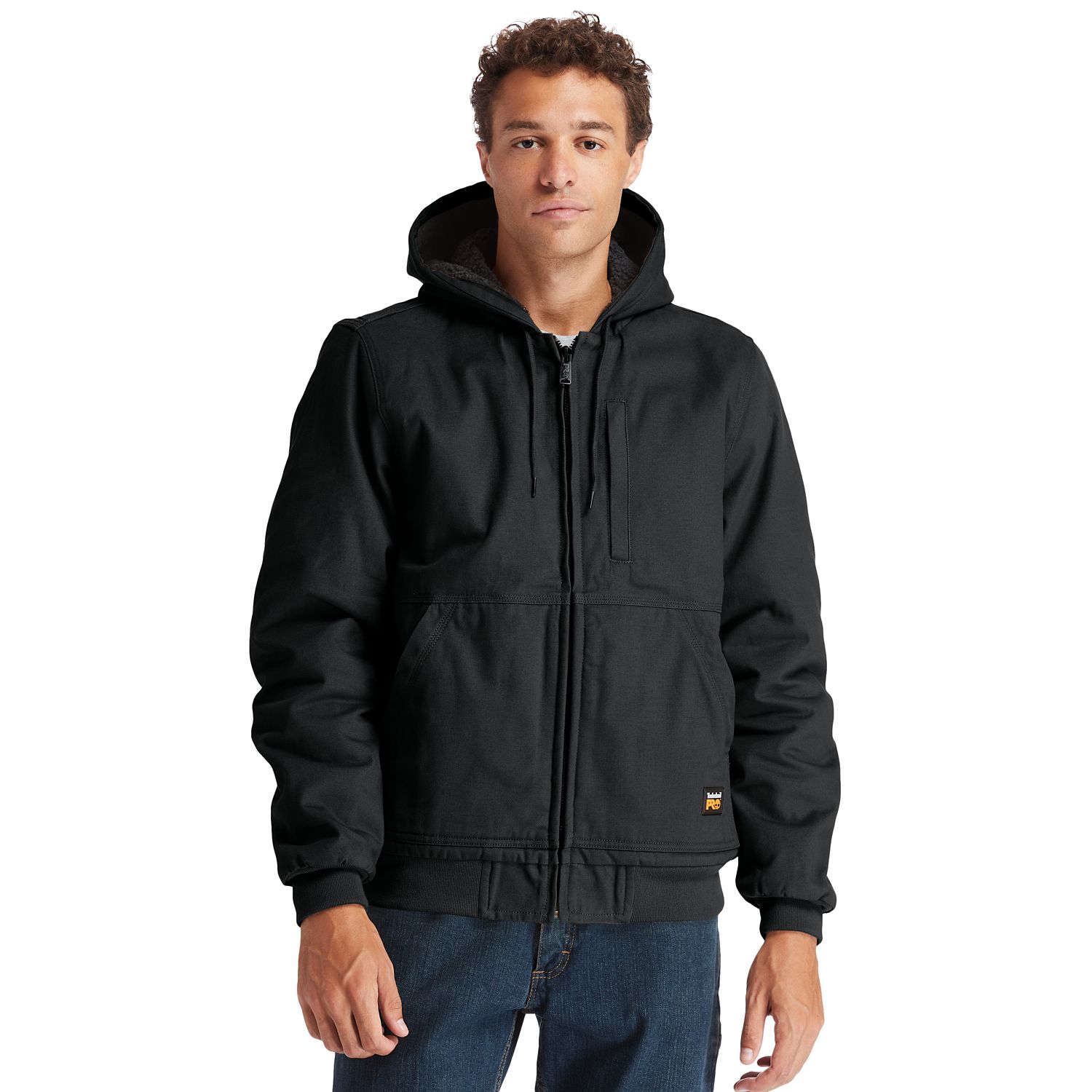 Men's Timberland PRO Gritman Lined, Hooded Canvas Jacket