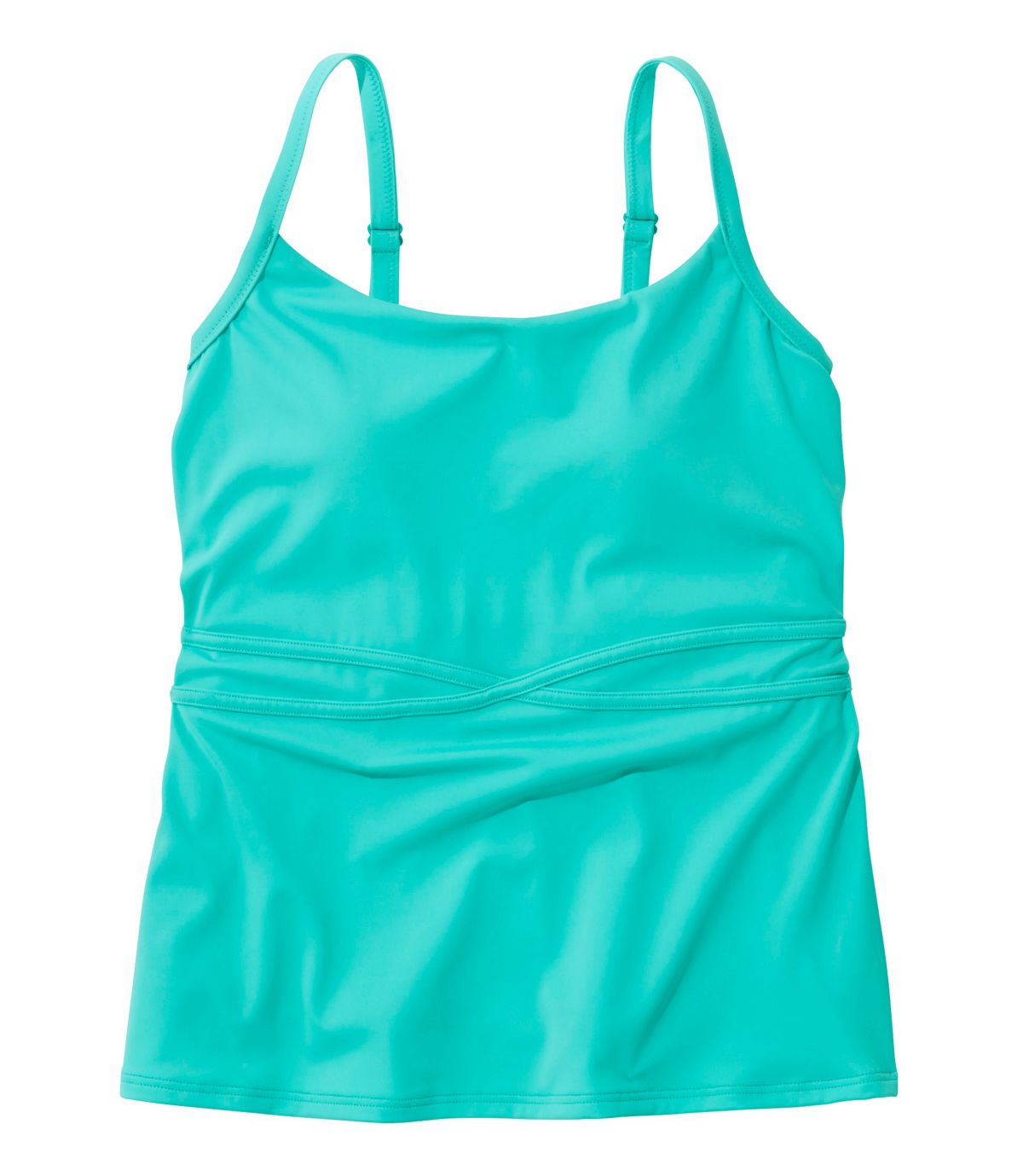 L.L.Bean Saltwater Essentials Swimwear, Scoopneck Tankini Top