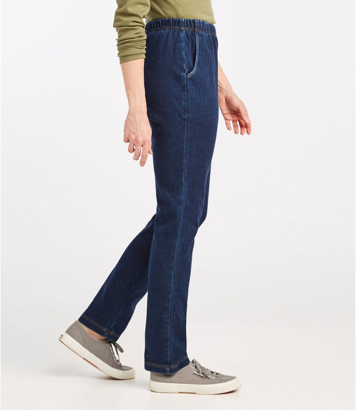 L.L.Bean Women's Perfect Fit Pants, Original Denim