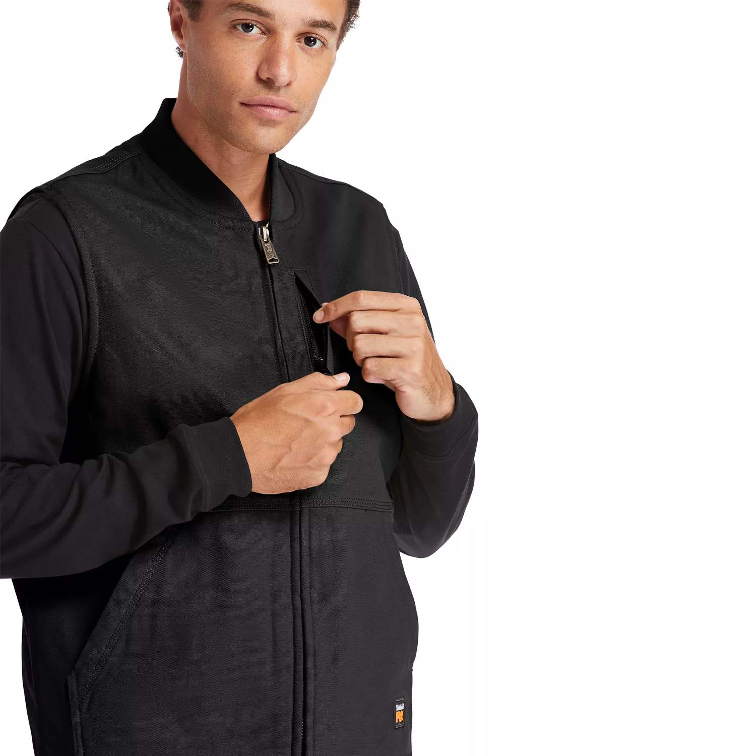 Men's Big & Tall Timberland PRO Gritman Lined Canvas Vest