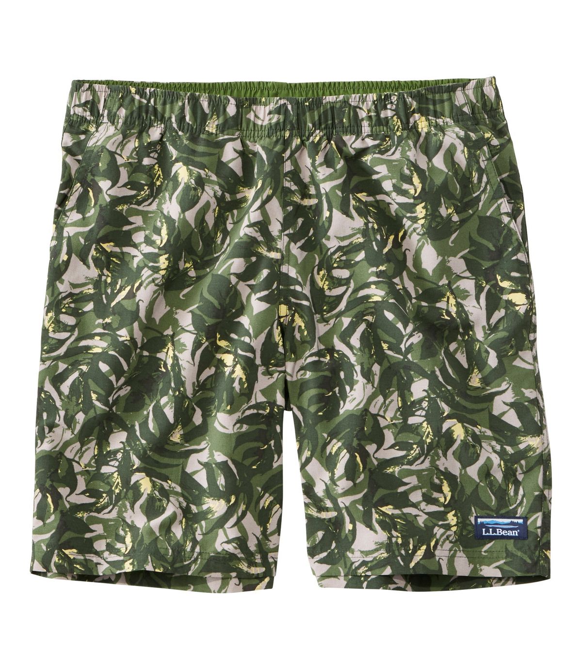 L.L.Bean Men's Classic Supplex Sport Shorts, 8" Print