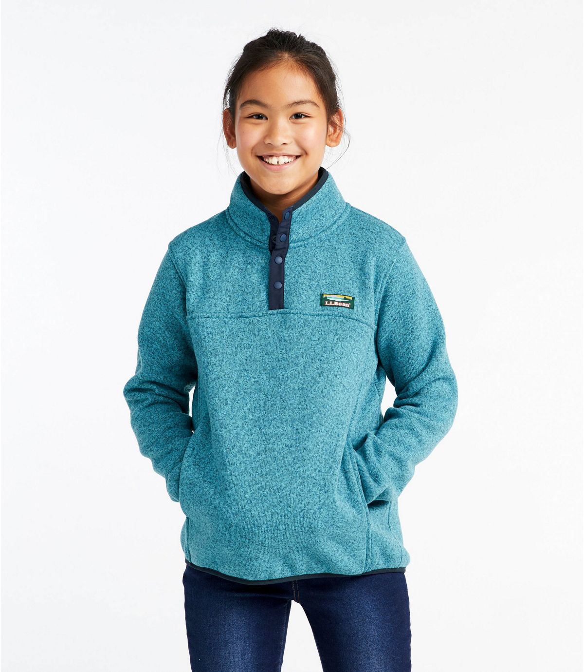 L.L.Bean Kids' L.L.Bean Sweater Fleece, Pullover