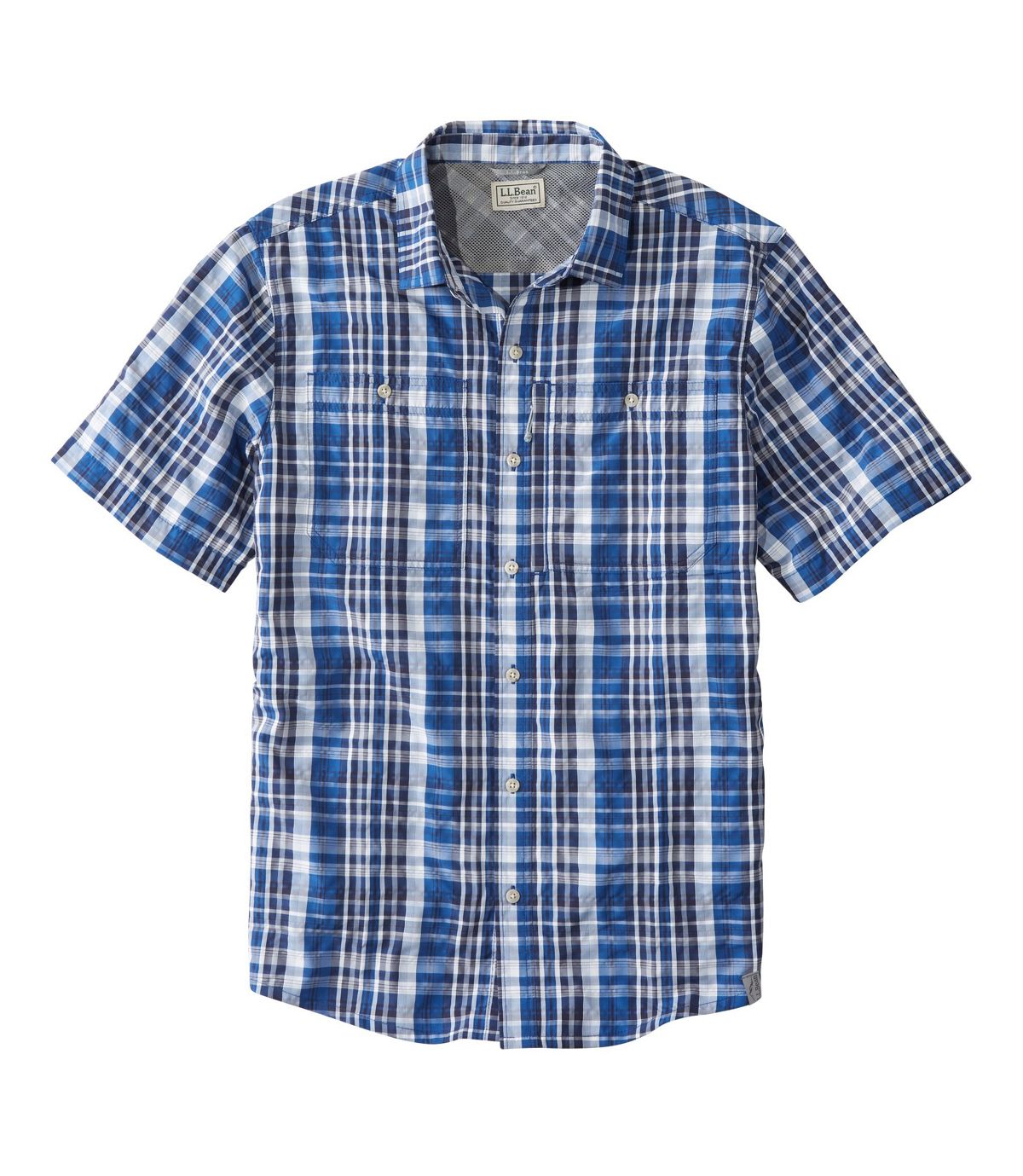 L.L.Bean Men's Cool Weave Shirt, Short Sleeve