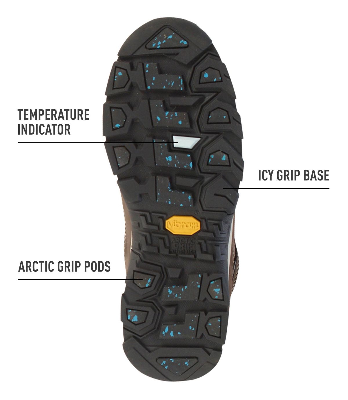 L.L.Bean Snow Sneakers with Arctic Grip, Mid Lace-Up