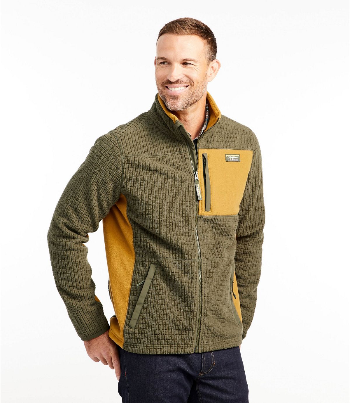 L.L.Bean Men's Mountain Classic Windproof Fleece Jacket