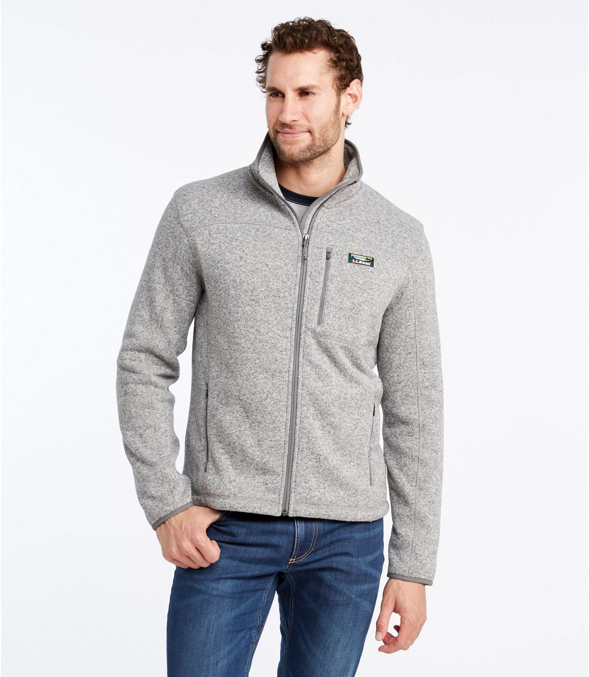 L.L.Bean Men's L.L.Bean Sweater Fleece Full-Zip Jacket
