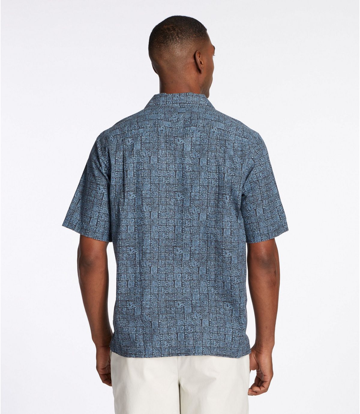 L.L.Bean Men's Tropics Shirt, Short-Sleeve Print