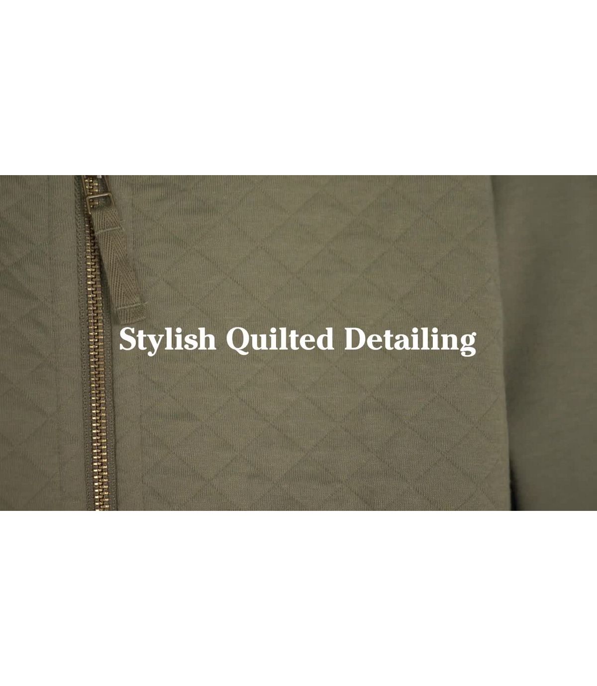 L.L.Bean Women's Quilted Full-Zip Jacket, Hooded