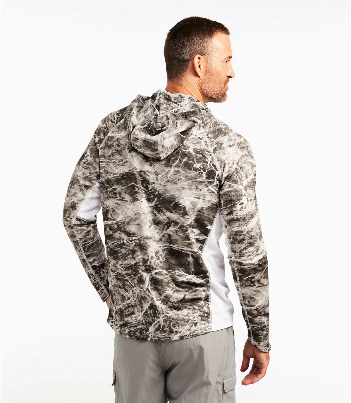 L.L.Bean Men's Tropicwear Knit Hoodie, Print