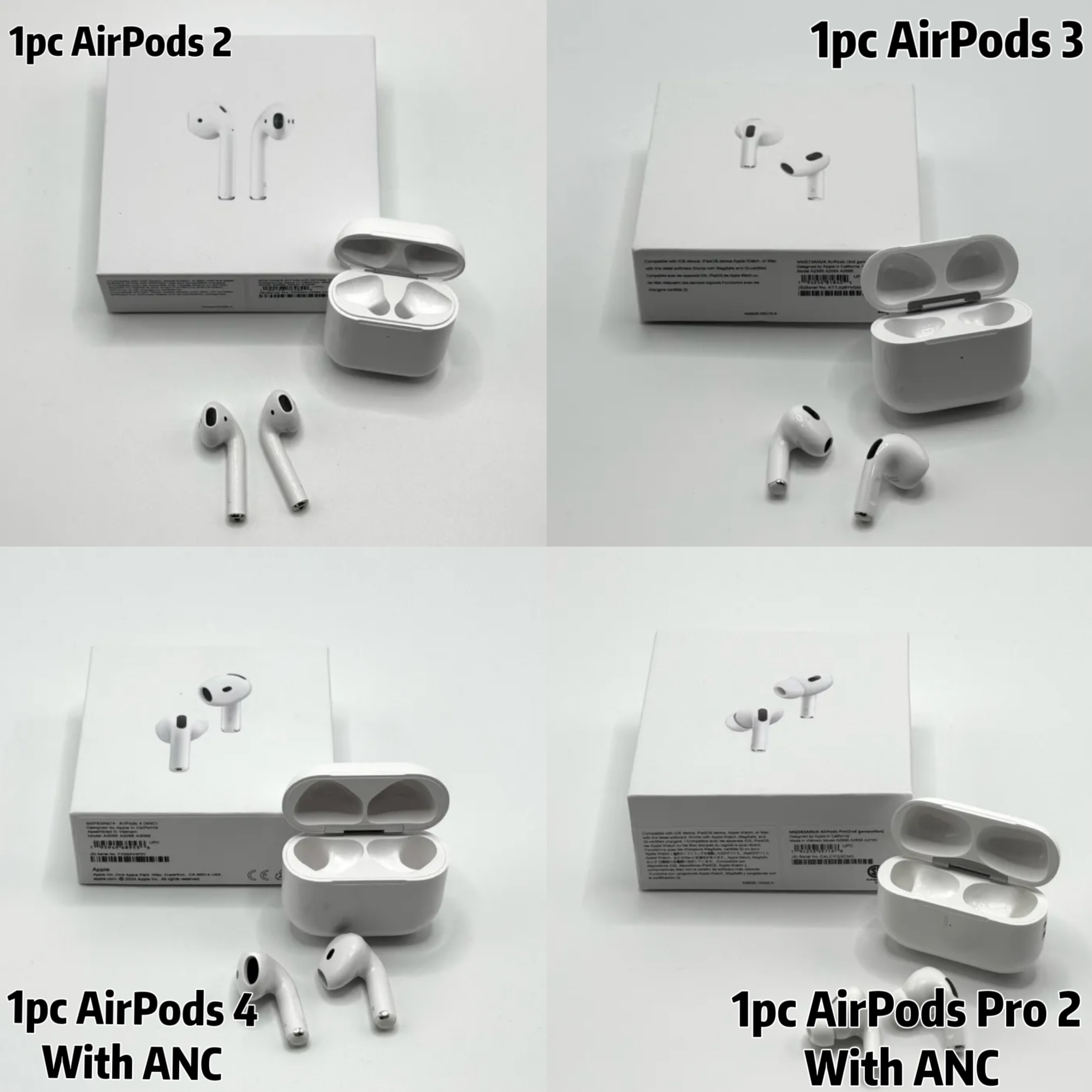 4-in-1 Airpods Set (from USA 2-7 work days delivery)