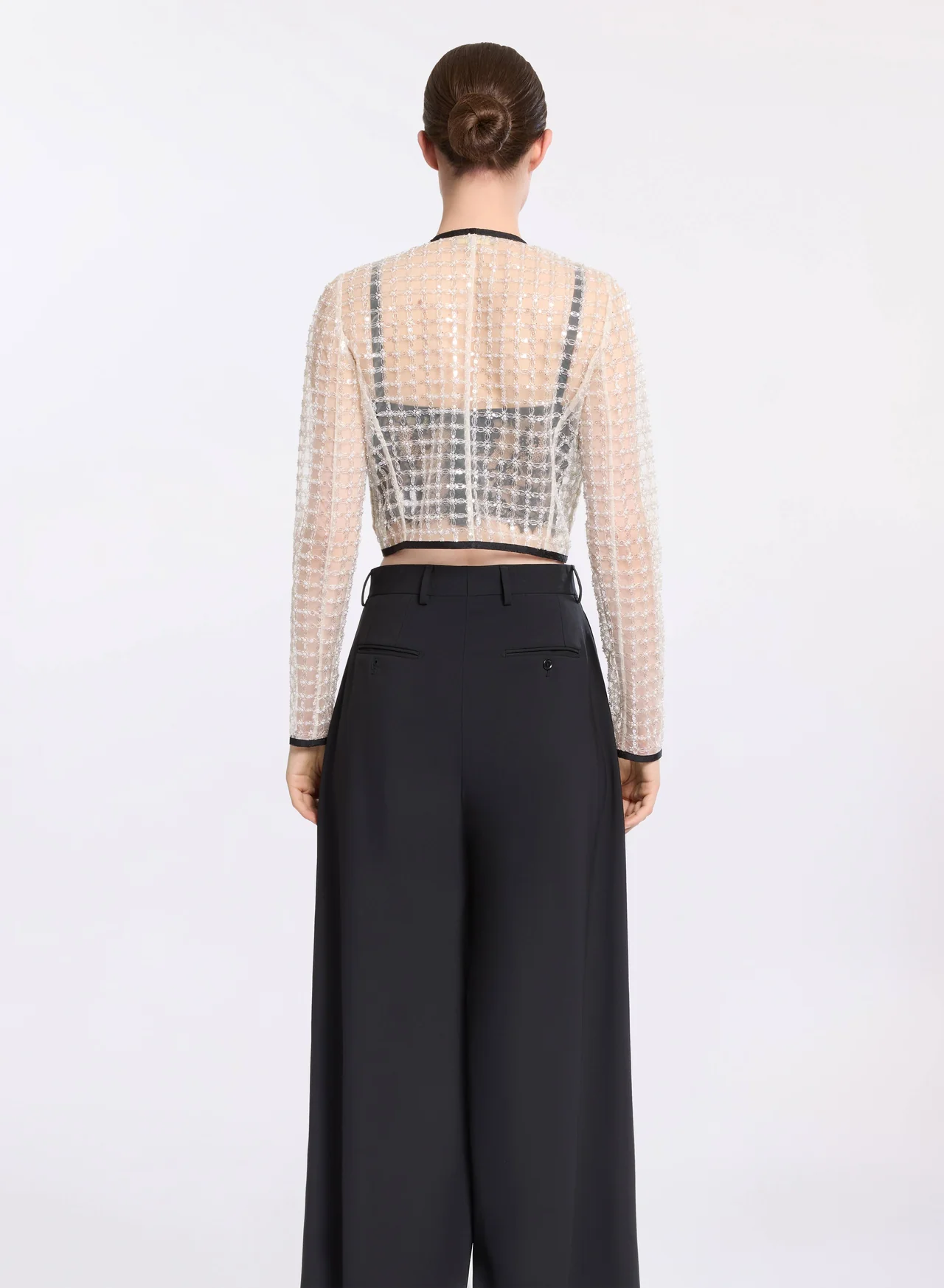 Pearl cropped jacket