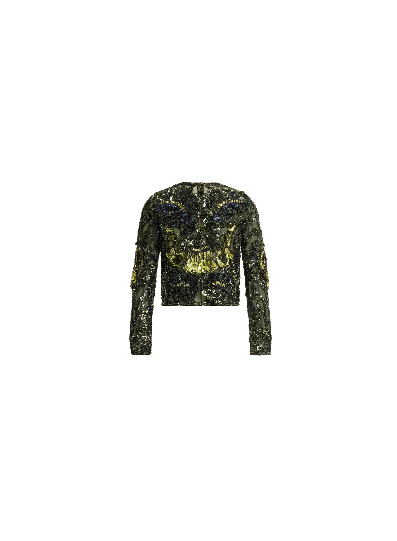 Bead embroidered jacket