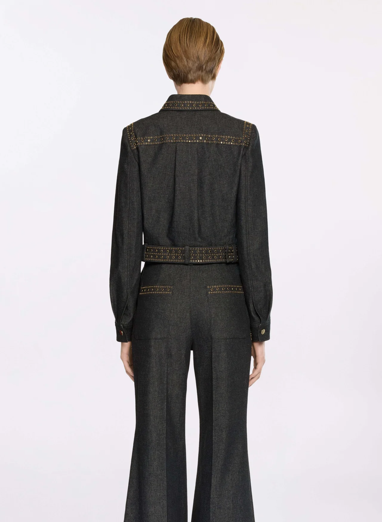 Embellished denim jacket