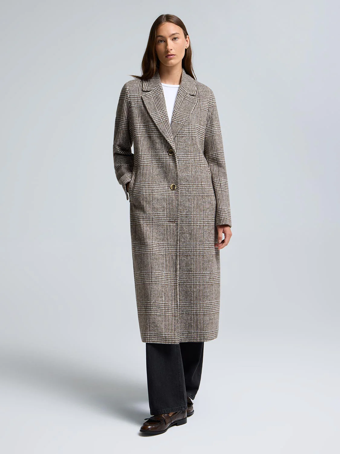 Long Single-Breasted Coat