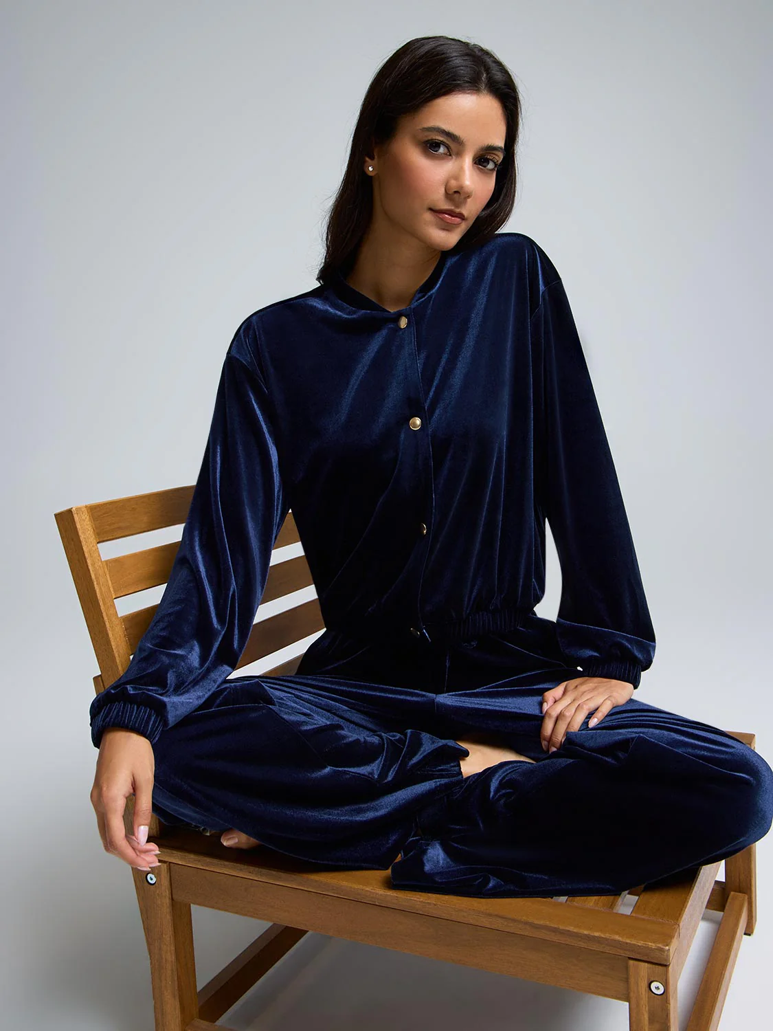 Velvet Bomber Jacket